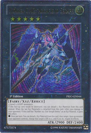 Number C102: Archfiend Seraph (UTR) [PRIO-EN044] Ultimate Rare | Pegasus Games WI