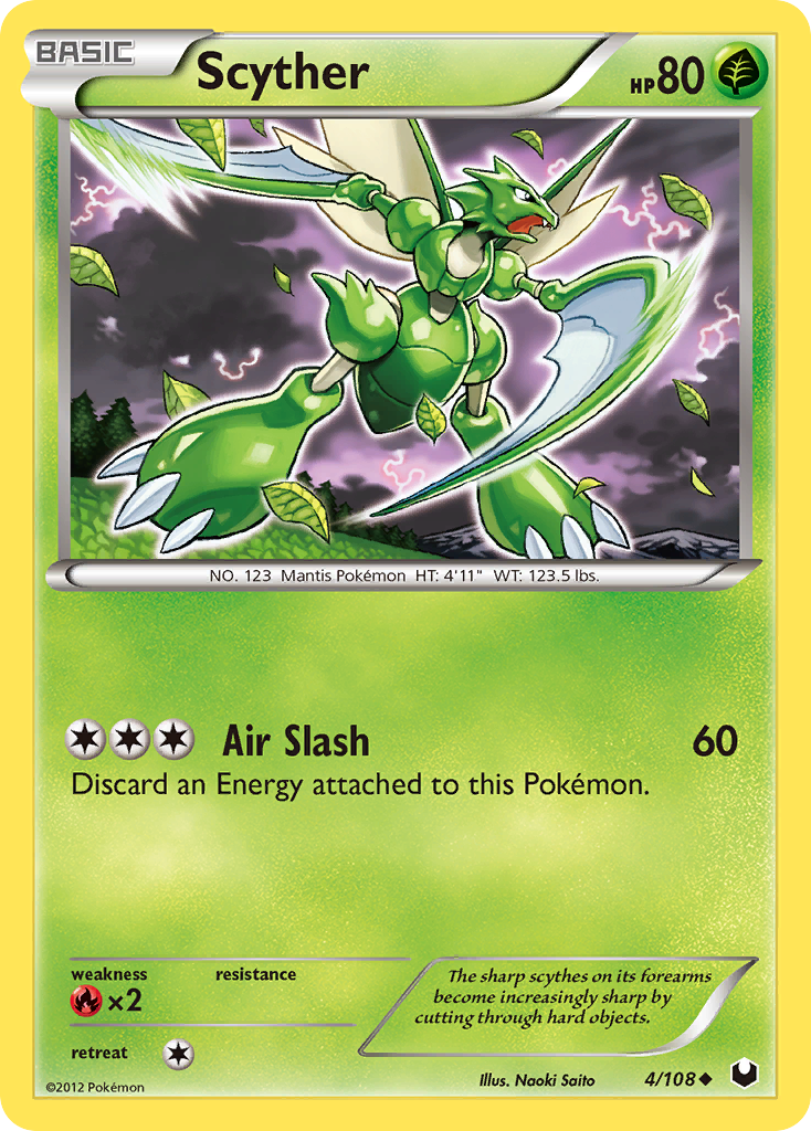 Scyther (4/108) [Black & White: Dark Explorers] | Pegasus Games WI