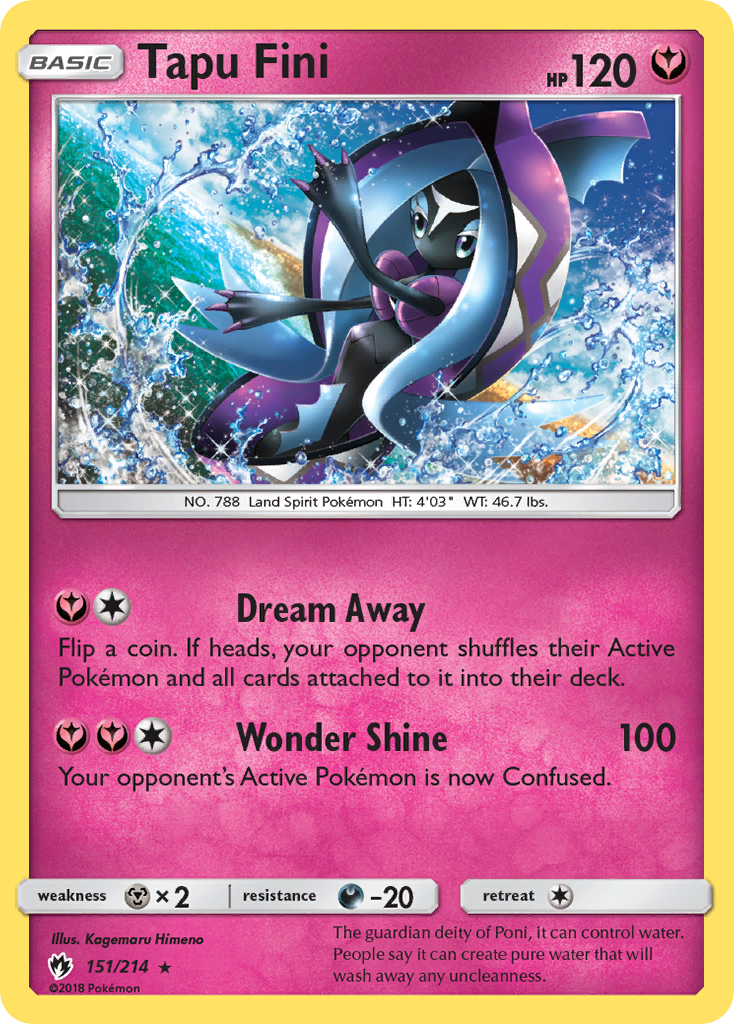 Tapu Fini (151/214) [Sun & Moon: Lost Thunder] | Pegasus Games WI