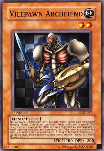 Vilepawn Archfiend [DCR-067] Common | Pegasus Games WI