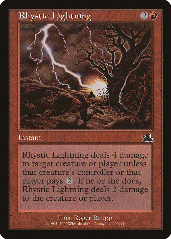 Rhystic Lightning [Prophecy] | Pegasus Games WI