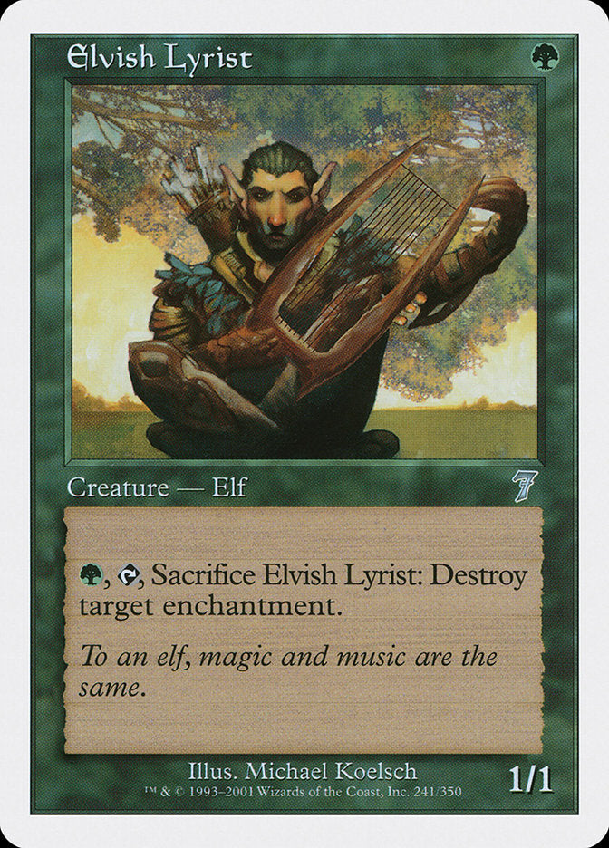 Elvish Lyrist [Seventh Edition] | Pegasus Games WI