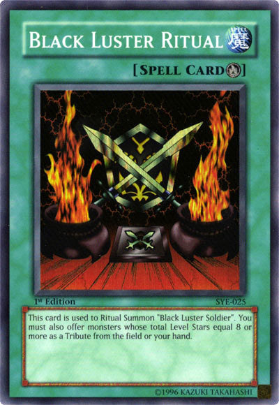 Black Luster Ritual [SYE-025] Super Rare | Pegasus Games WI
