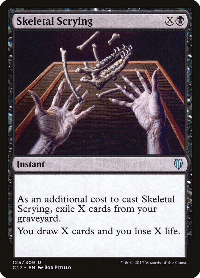 Skeletal Scrying [Commander 2017] | Pegasus Games WI