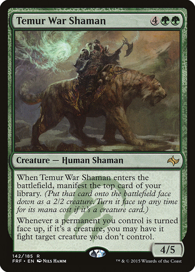 Temur War Shaman [Fate Reforged] | Pegasus Games WI