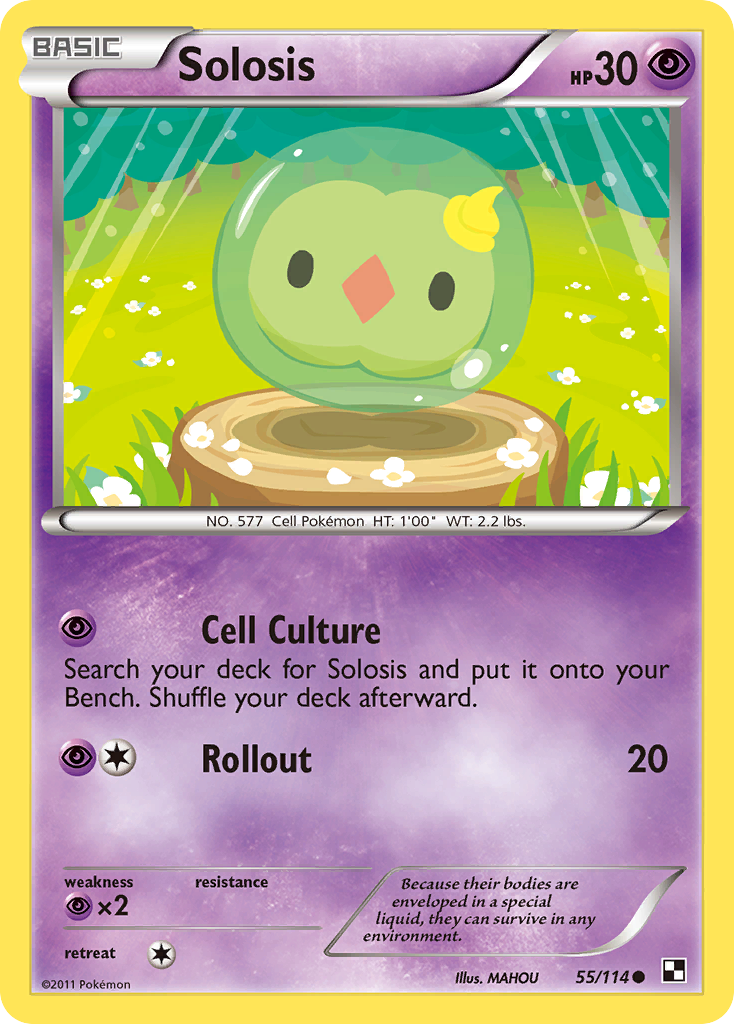 Solosis (55/114) [Black & White: Base Set] | Pegasus Games WI