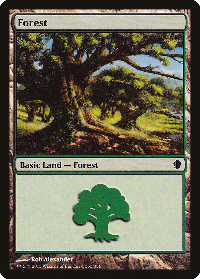 Forest (353) [Commander 2013] | Pegasus Games WI