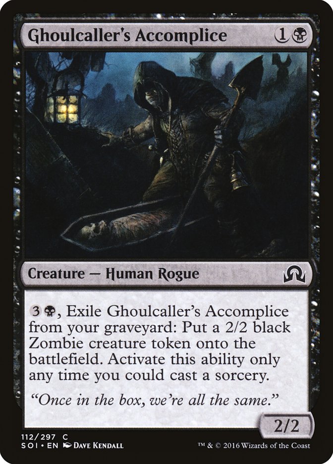 Ghoulcaller's Accomplice [Shadows over Innistrad] | Pegasus Games WI