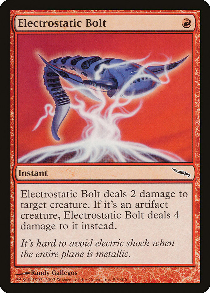 Electrostatic Bolt [Mirrodin] | Pegasus Games WI