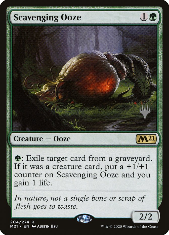 Scavenging Ooze (Promo Pack) [Core Set 2021 Promos] | Pegasus Games WI