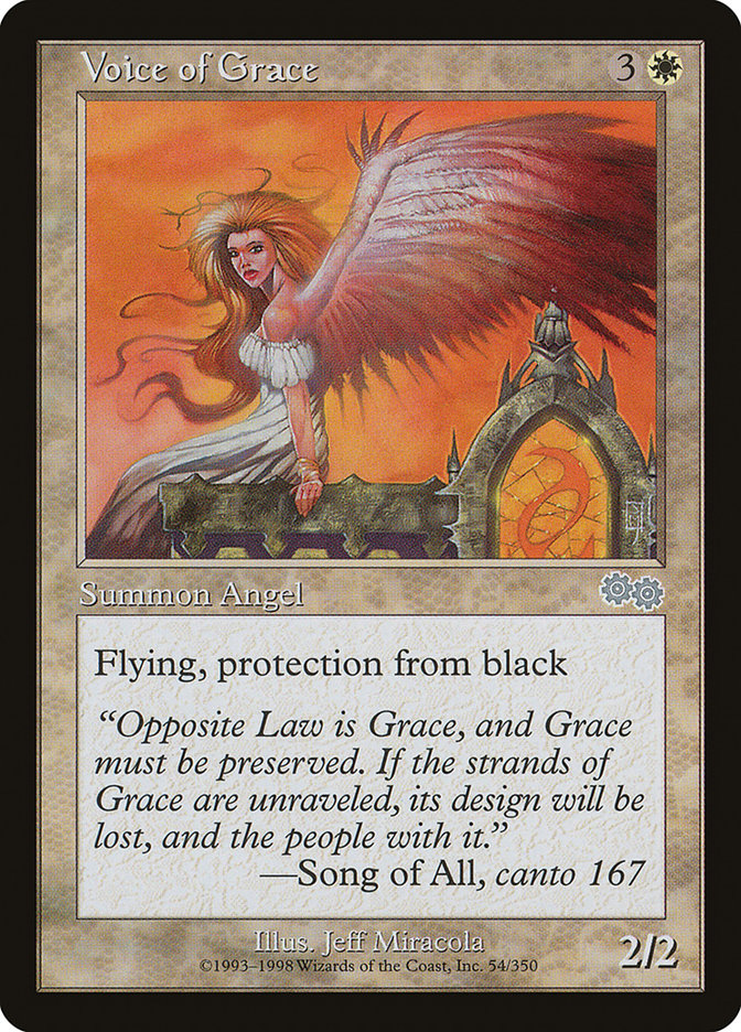 Voice of Grace [Urza's Saga] | Pegasus Games WI