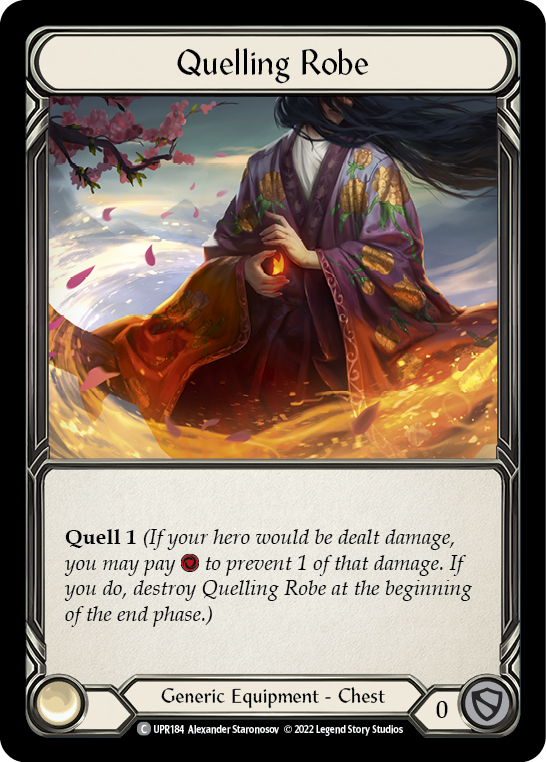 Quelling Robe [UPR184] (Uprising)  Rainbow Foil | Pegasus Games WI