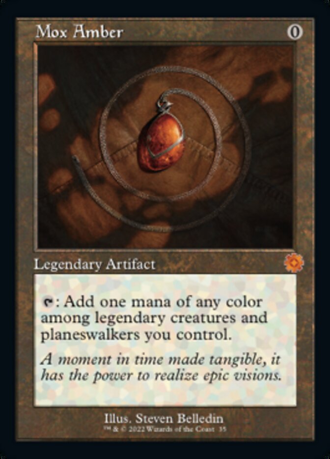 Mox Amber (Retro) [The Brothers' War Retro Artifacts] | Pegasus Games WI