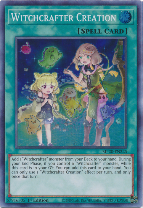 Witchcrafter Creation [MP20-EN225] Super Rare | Pegasus Games WI