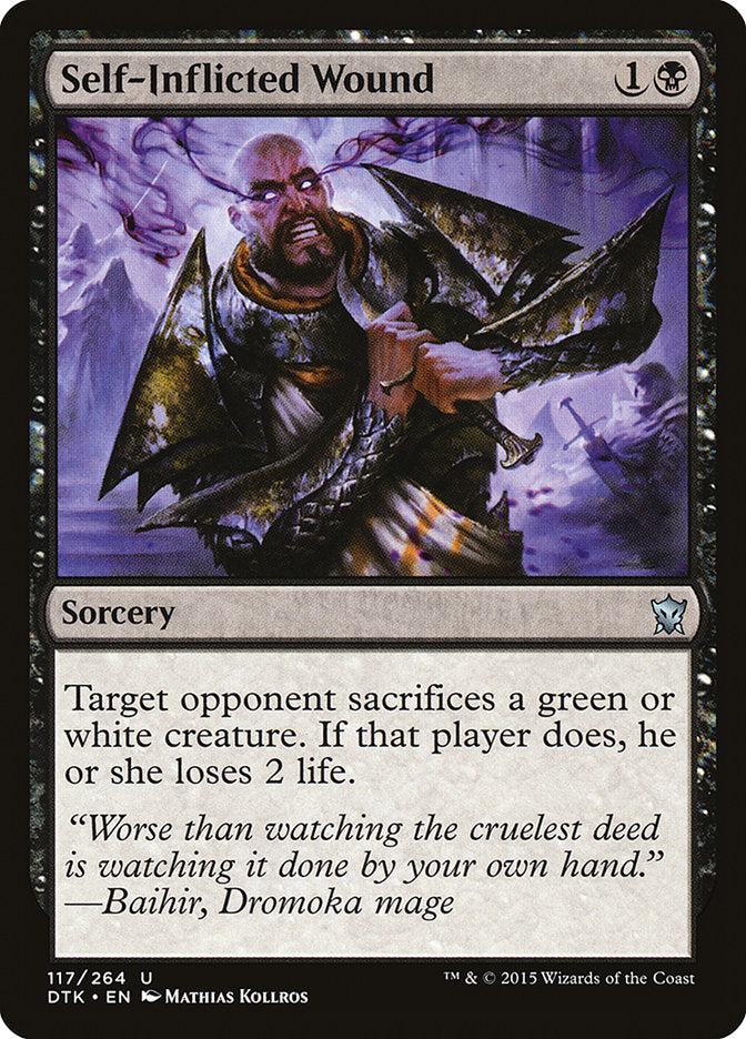 Self-Inflicted Wound [Dragons of Tarkir] | Pegasus Games WI