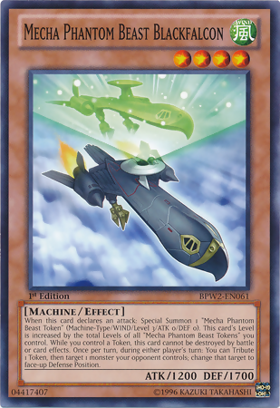 Mecha Phantom Beast Blackfalcon [BPW2-EN061] Common | Pegasus Games WI