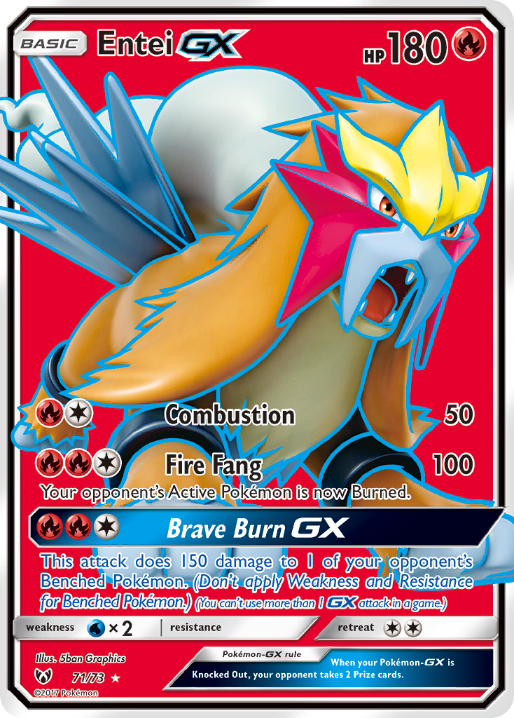 Entei GX (71/73) [Sun & Moon: Shining Legends] | Pegasus Games WI