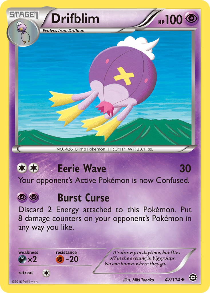 Drifblim (47/114) [XY: Steam Siege] | Pegasus Games WI