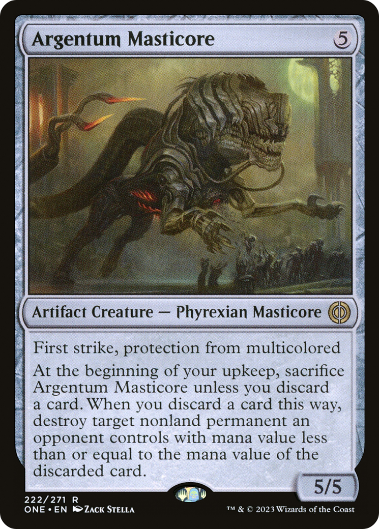 Argentum Masticore [Phyrexia: All Will Be One] | Pegasus Games WI