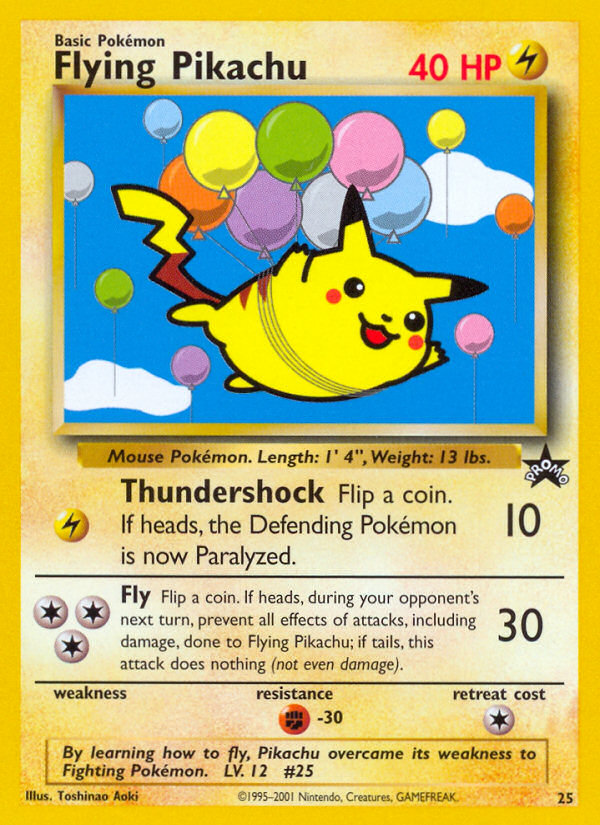 Flying Pikachu (25) [Wizards of the Coast: Black Star Promos] | Pegasus Games WI