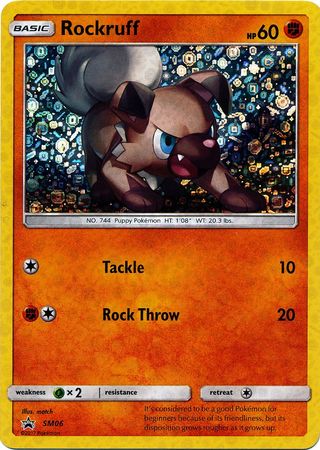 Rockruff (SM06) (General Mills Promo) [Sun & Moon: Black Star Promos] | Pegasus Games WI