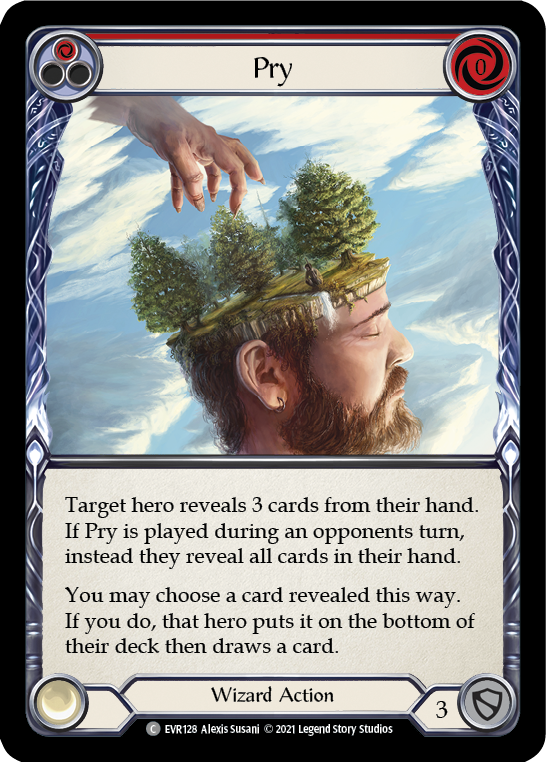 Pry (Red) [EVR128] (Everfest)  1st Edition Normal | Pegasus Games WI