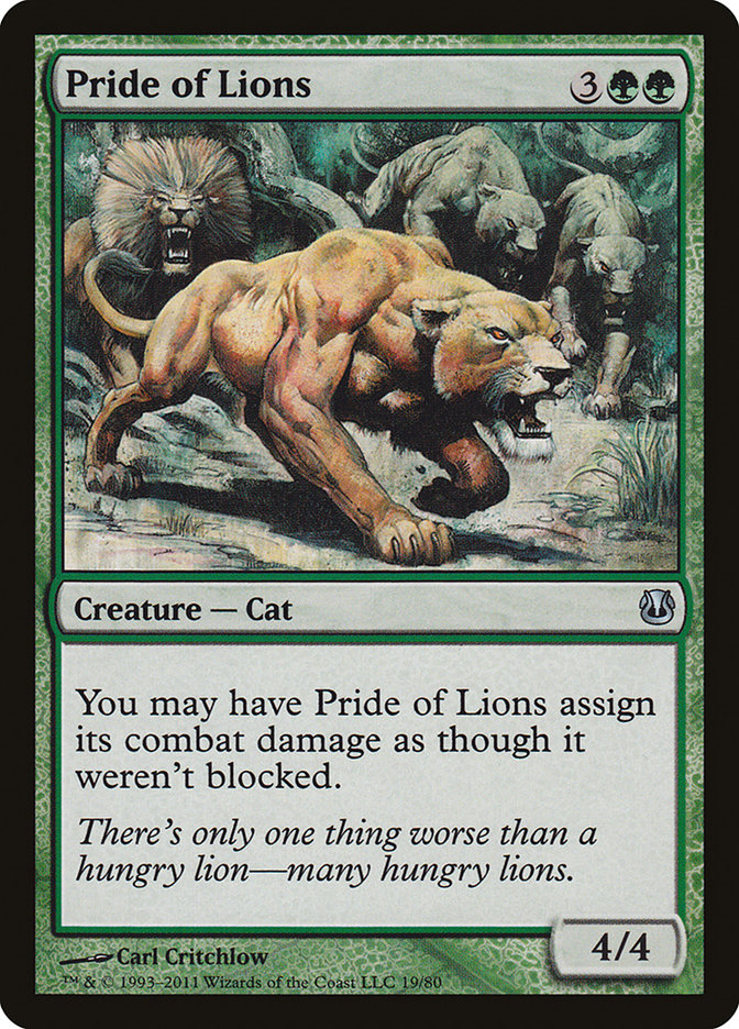 Pride of Lions [Duel Decks: Ajani vs. Nicol Bolas] | Pegasus Games WI