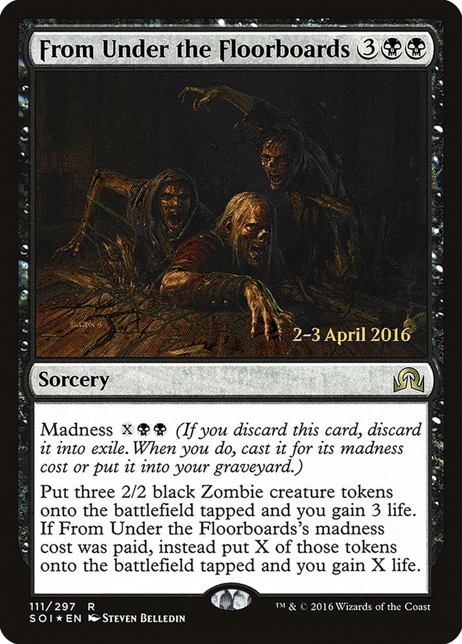 From Under the Floorboards [Shadows over Innistrad Prerelease Promos] | Pegasus Games WI