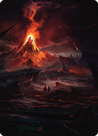 Valley of Gorgoroth Art Card [The Lord of the Rings: Tales of Middle-earth Art Series] | Pegasus Games WI