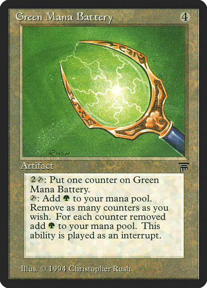 Green Mana Battery [Legends] | Pegasus Games WI