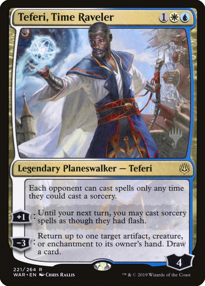 Teferi, Time Raveler (Promo Pack) [War of the Spark Promos] | Pegasus Games WI