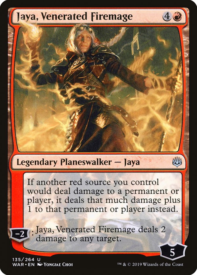 Jaya, Venerated Firemage [War of the Spark] | Pegasus Games WI