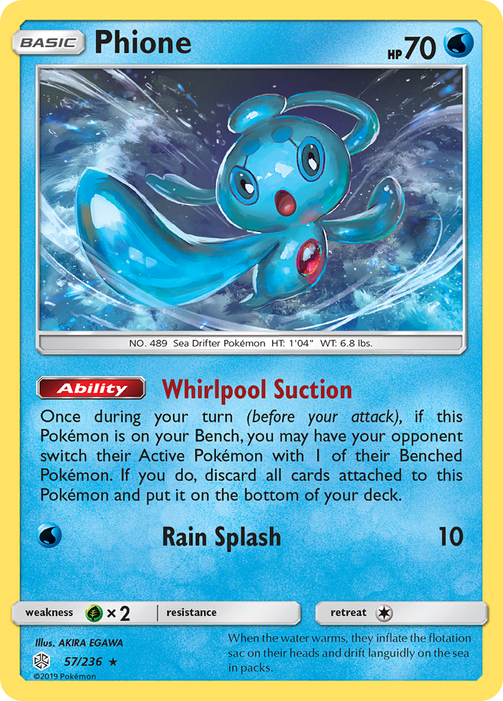 Phione (57/236) [Sun & Moon: Cosmic Eclipse] | Pegasus Games WI