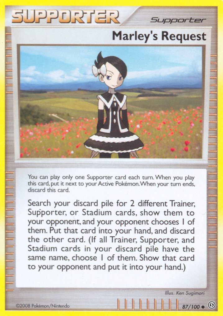 Marley's Request (87/100) [Diamond & Pearl: Stormfront] | Pegasus Games WI