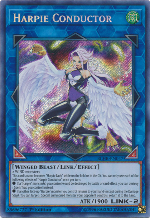 Harpie Conductor [BLHR-EN047] Secret Rare | Pegasus Games WI