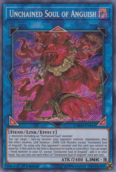 Unchained Soul of Anguish [CHIM-EN044] Secret Rare | Pegasus Games WI