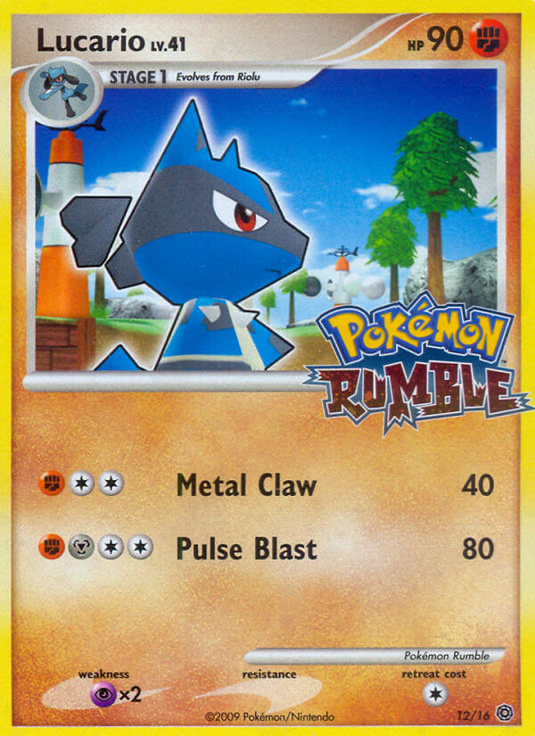 Lucario (12/16) [Pokémon Rumble] | Pegasus Games WI