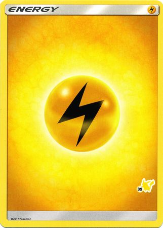 Lightning Energy (Pikachu Stamp #39) [Battle Academy 2020] | Pegasus Games WI