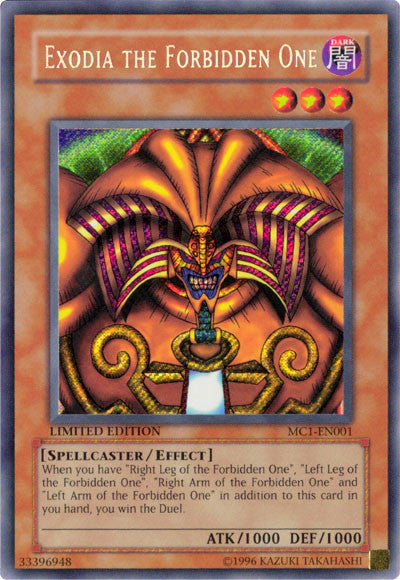 Exodia the Forbidden One [MC1-EN001] Secret Rare | Pegasus Games WI