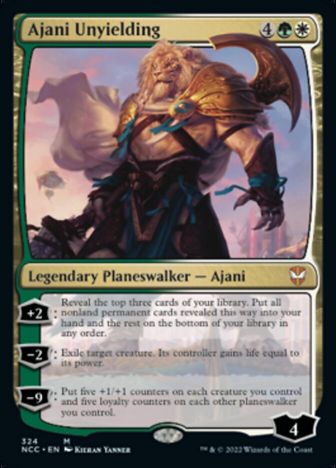 Ajani Unyielding [Streets of New Capenna Commander] | Pegasus Games WI