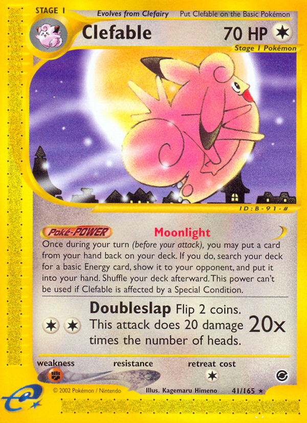 Clefable (41/165) [Expedition: Base Set] | Pegasus Games WI