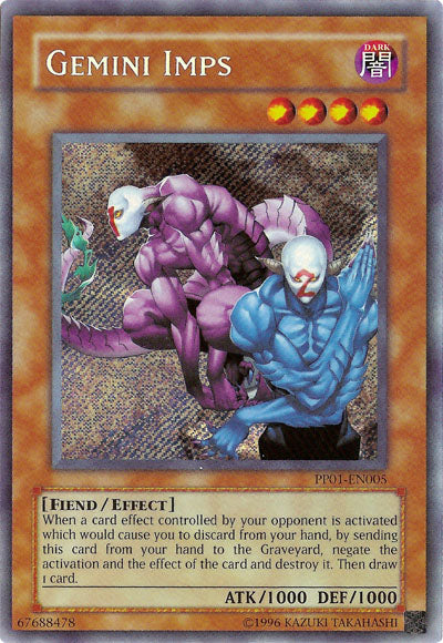 Gemini Imps [PP01-EN005] Secret Rare | Pegasus Games WI