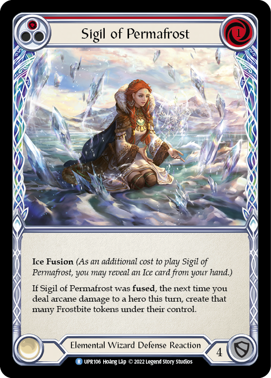 Sigil of Permafrost (Red) [UPR106] (Uprising) | Pegasus Games WI
