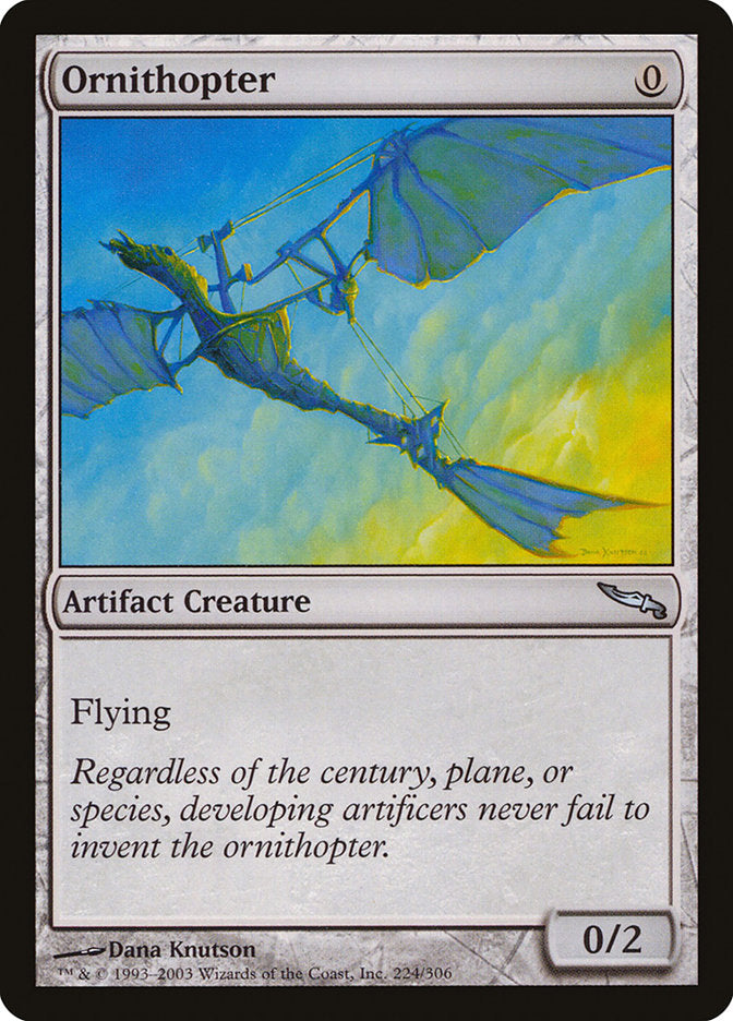 Ornithopter [Mirrodin] | Pegasus Games WI