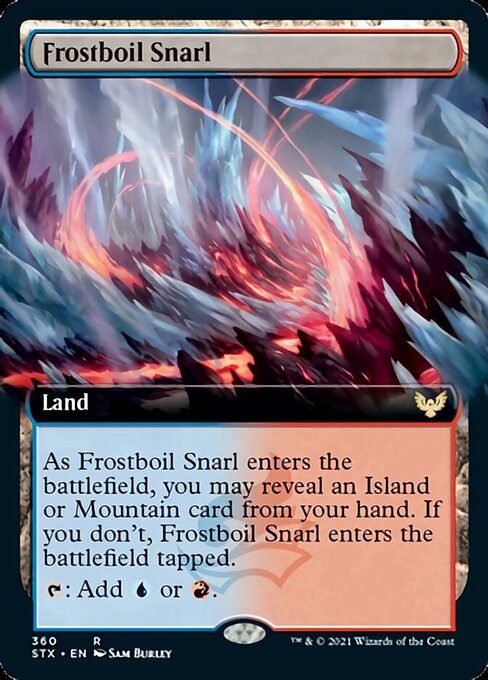 Frostboil Snarl (Extended Art) [Strixhaven: School of Mages] | Pegasus Games WI