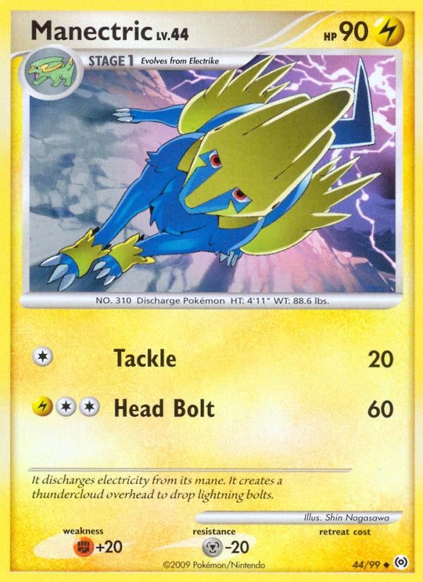 Manectric (44/99) [Platinum: Arceus] | Pegasus Games WI