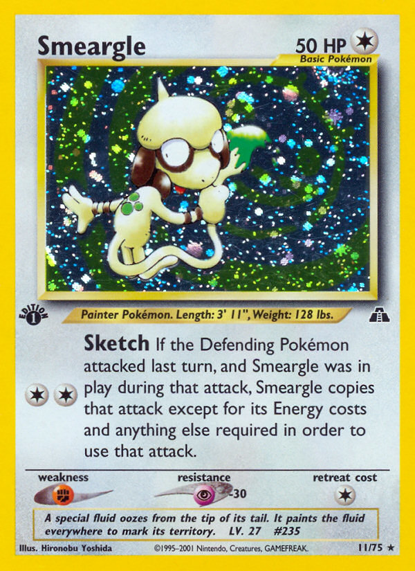 Smeargle (11/75) [Neo Discovery 1st Edition] | Pegasus Games WI