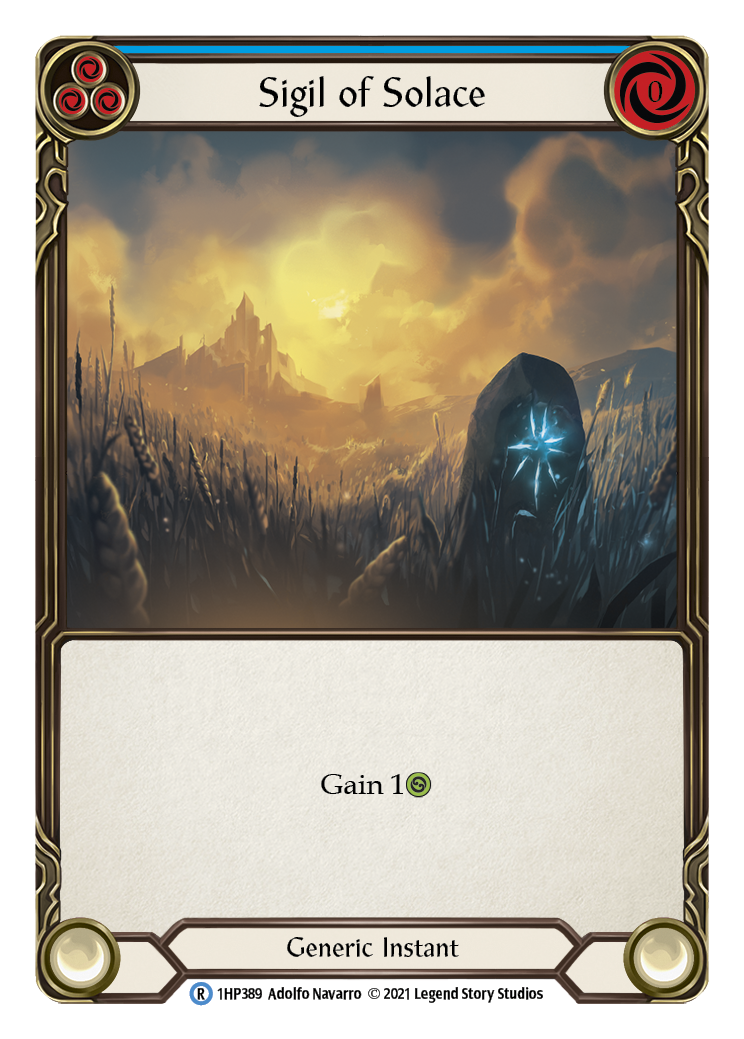 Sigil of Solace (Blue) [1HP389] | Pegasus Games WI