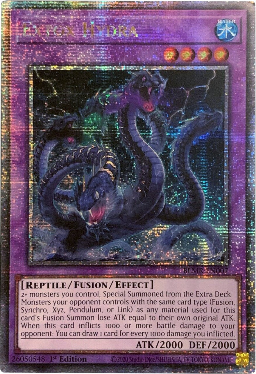 Extox Hydra [BLMR-EN007] Quarter Century Secret Rare | Pegasus Games WI