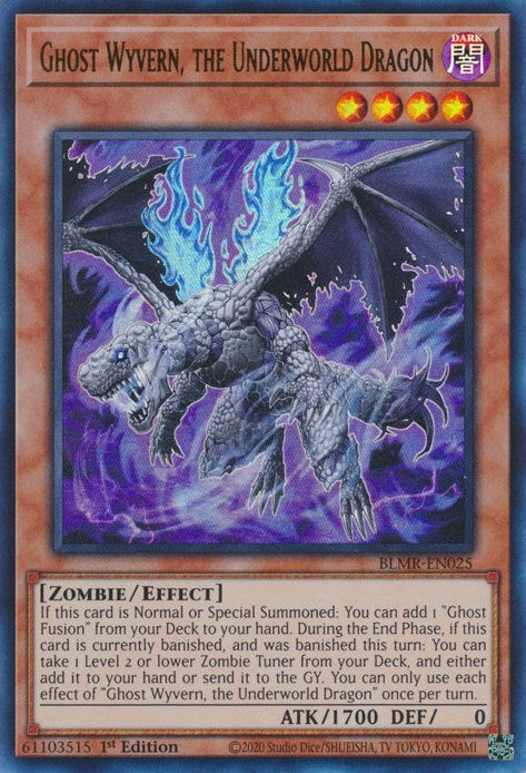 Ghost Wyvern, the Underworld Dragon [BLMR-EN025] Ultra Rare | Pegasus Games WI